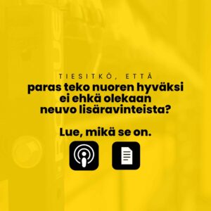 Lisäravinteet nuorelle: nuori miettii kreatiinia ja pre-workoutia