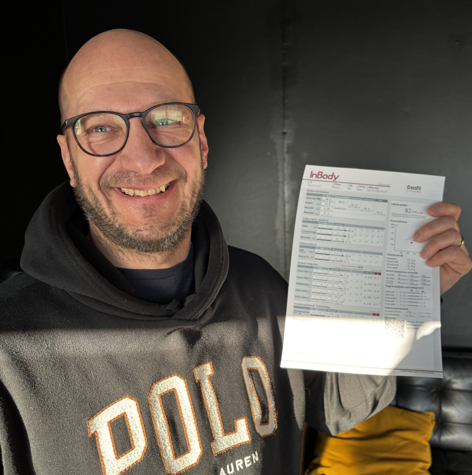 Jari Hiltunen body recomposition kokemus – InBody-mittauksen tulokset CrossFit Iisalmissa